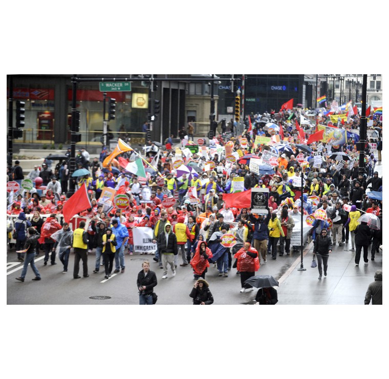 Chicago, Illinois, May Day 2014