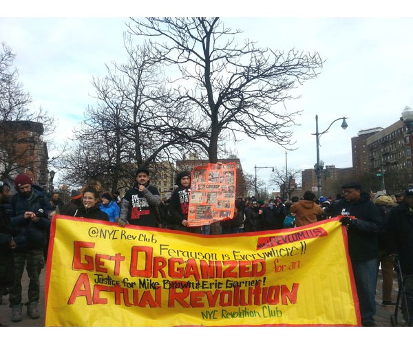 New York City, Martin Luther King Day 2015.  Photo: special to revcom.us