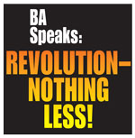 REVOLUTION—NOTHING LESS! t-shirt - front