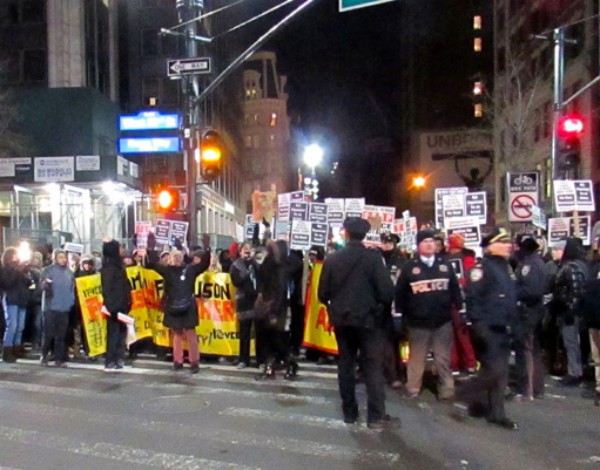 New York City New Year's Eve.  Photo: revcom.us/Revolution