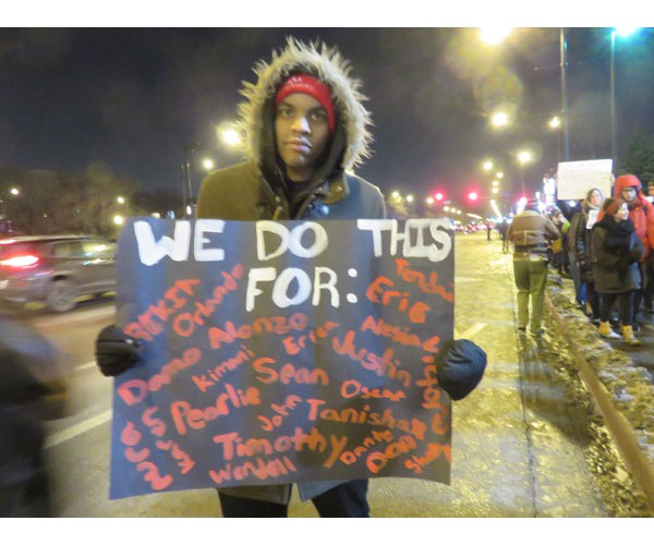 Chicago, Martin Luther King Day 2015. Photo: Special to revcom.us