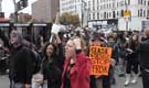 Protest against stop-and-frisk in Jamaica, Queens, New York, November 19,  2011