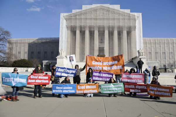 Stop Patriarchy at Supreme Court, January 22, 2013, 40th anniversary of Roe v Wade