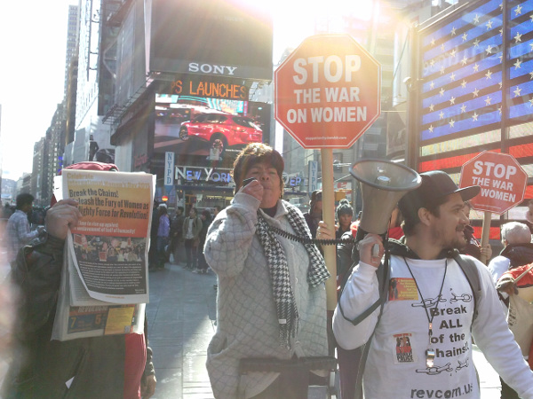 Times Square, International Women's Day 2015