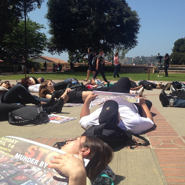 Die-in at UCLA