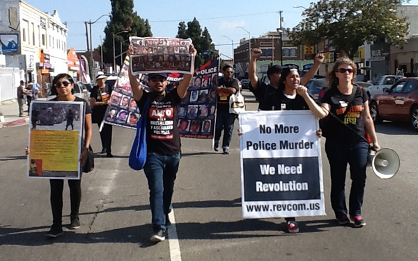 Protest for Justice for Ezell Ford, June 6