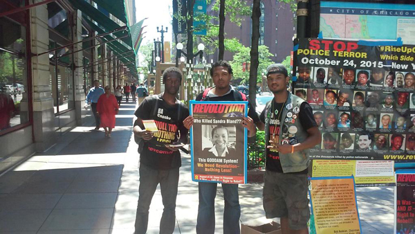 RiseUpOctober Tour, downtown Chicago.