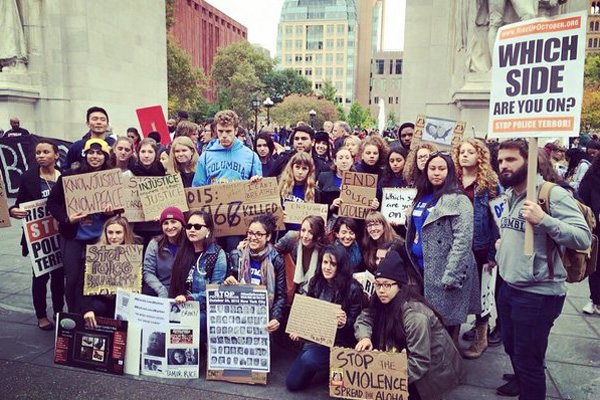 Estudiantes de la Universidad de Columbia