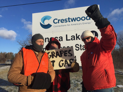 Seneca Lake solidarity with people of Porter Ranch