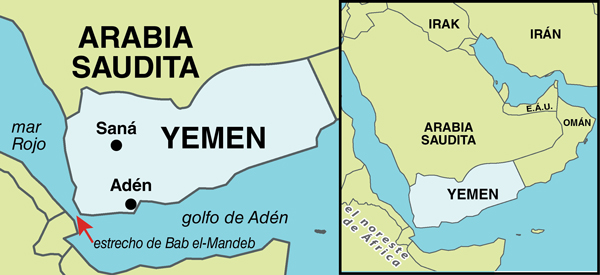 Yemen map