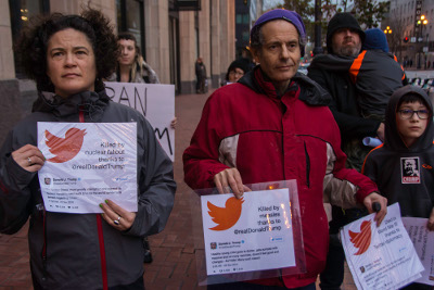 Twitter headquarters, San Francisco, January 7