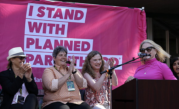 Seattle Storm held a fundraiser for Planned Parenthood, whose funding has been under attack from the fascist regime