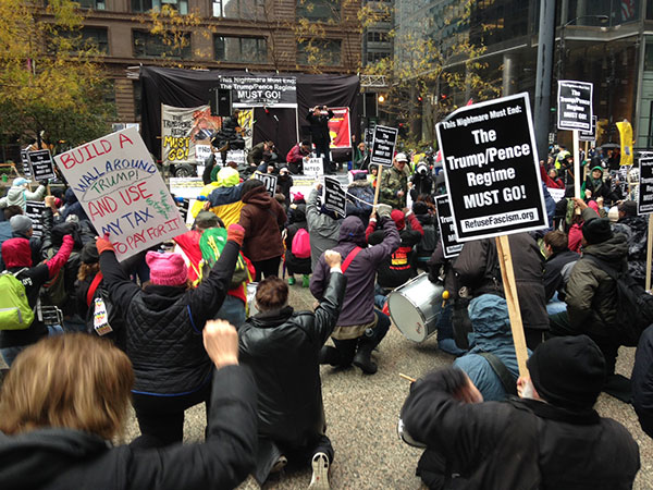 Chicago Takes a Knee - Refuse Fascism Nov 4