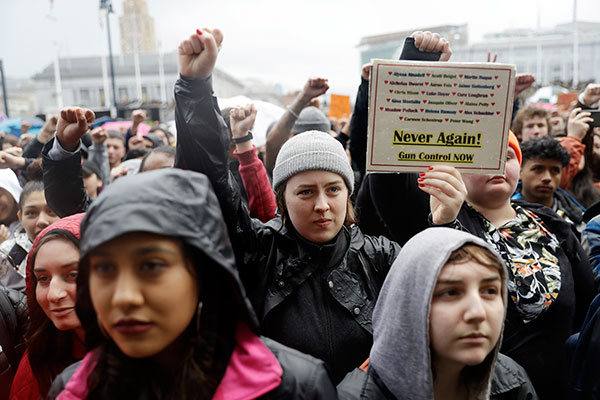 High school students in San Francisco.