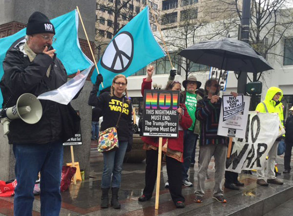 Seattle Protest against US attack on Syria