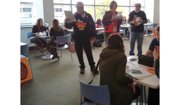 Cleveland, Bringing Pledge of Resistance to campus