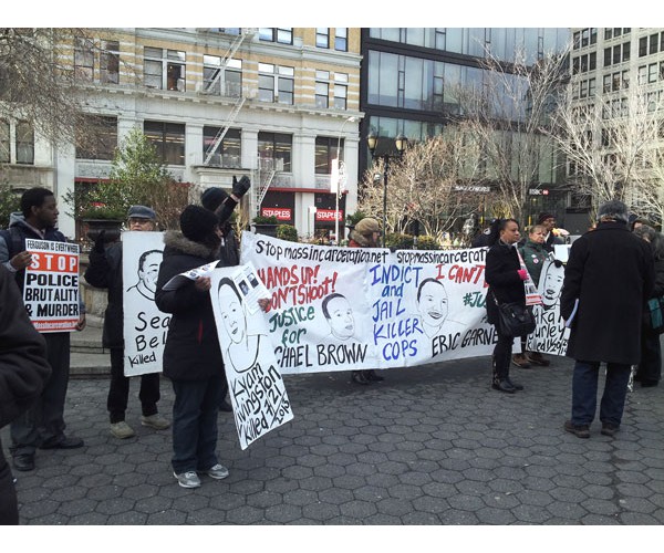 New York City, Martin Luther King Day 2015.  Photo: special to revcom.us