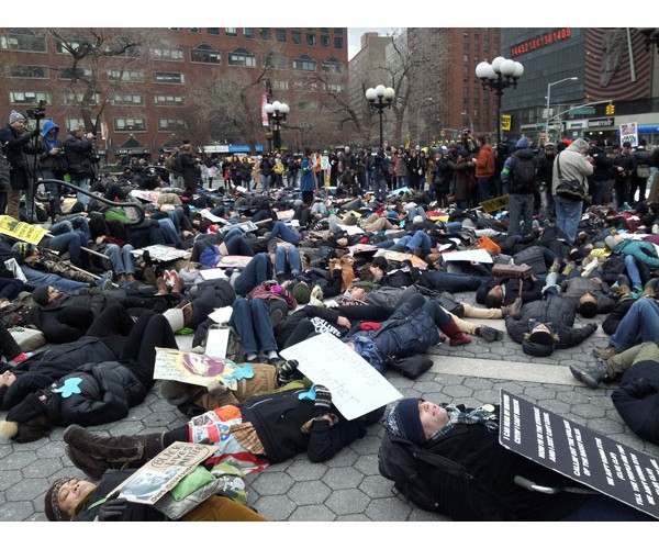 New York City, Martin Luther King Day 2015.  Photo: special to revcom.us