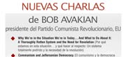 Avakian talks poster