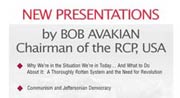 Avakian talks poster