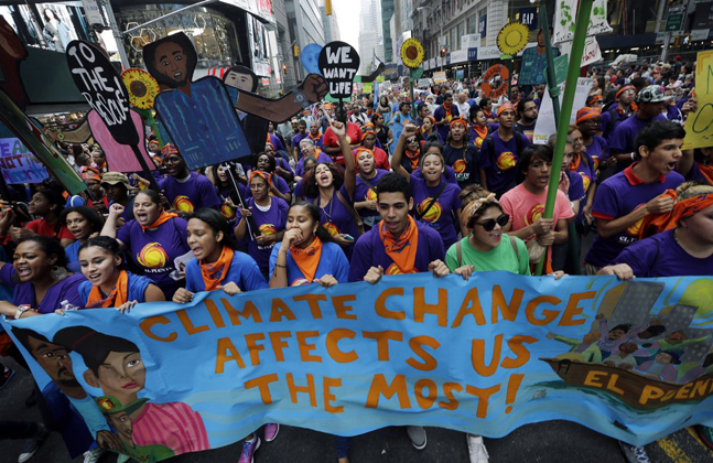 kids with climate change affects us most banner from slide show