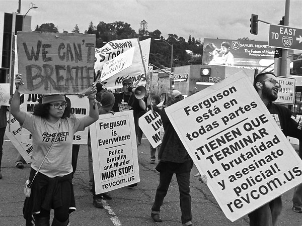 East Oakland December 10, 2014 Protest Week of Outrage Against Policy Brutality and Murder