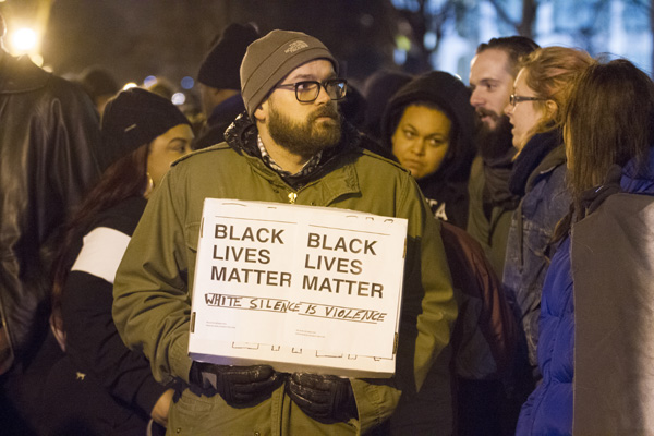 Vigil for Antonio Martin in Berkeley, MO December 25, 2014