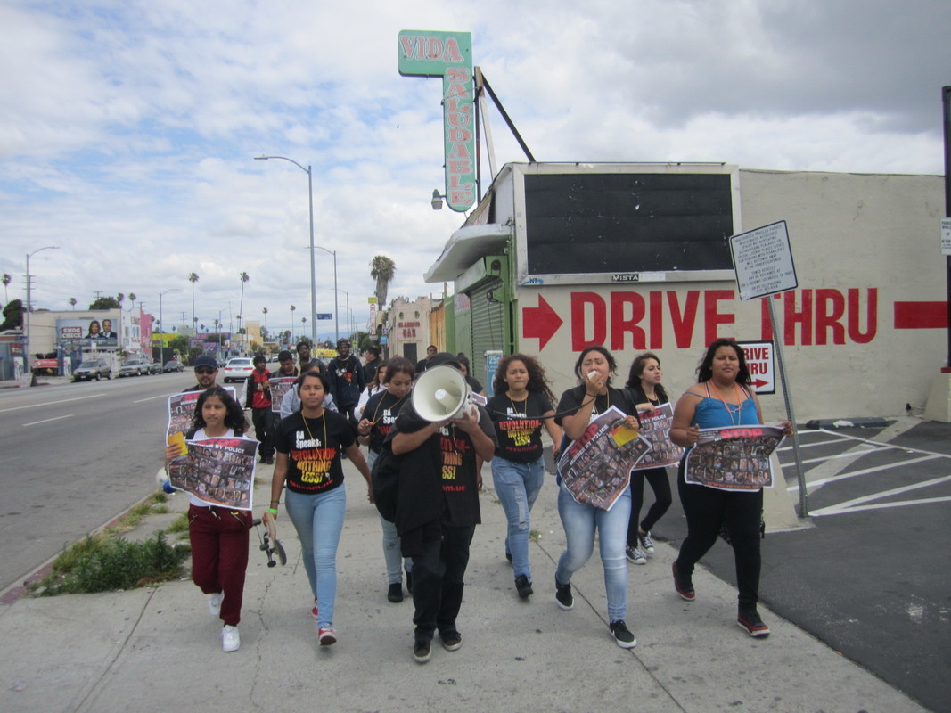 Los Angeles high school walkout, May 22