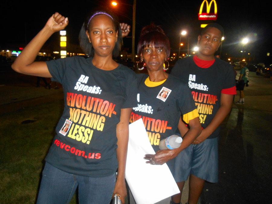 West Florissant in Ferguson, Missouri, August 11, 2015