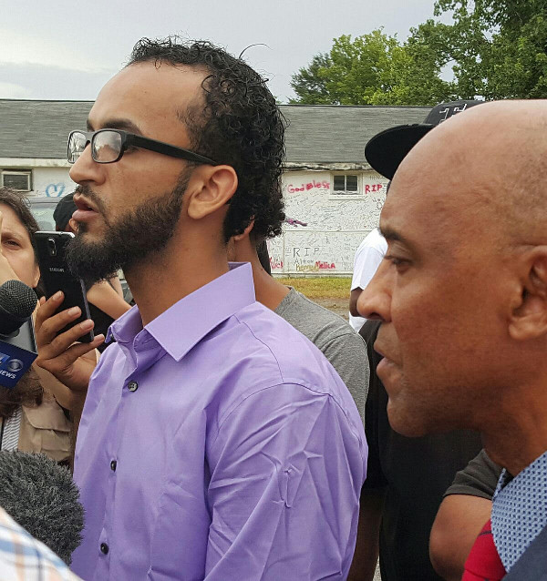 Abdullah Muflahi with his attorney Joel Porter