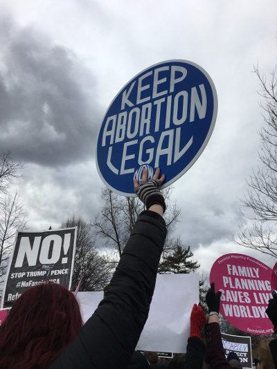 In front of the U.S. Supreme Court, Washington, DC, January 27