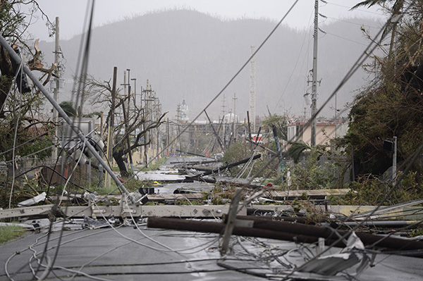 Puerto Rican city after Maria