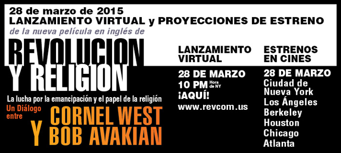 Premiere of Film: REVOLUTION AND RELIGION: The Fight for Emancipation and the Role of Religion, a Dialgoue Between Cornel West & Bob Avakian