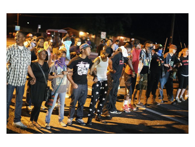 Ferguson, Missouri, August 13, 2014.  Photo: Getty