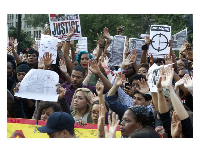 New York City Union Square, Augus 14, 2014.  Photo: AP