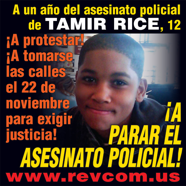 Tamir Rice 22 de noviembre