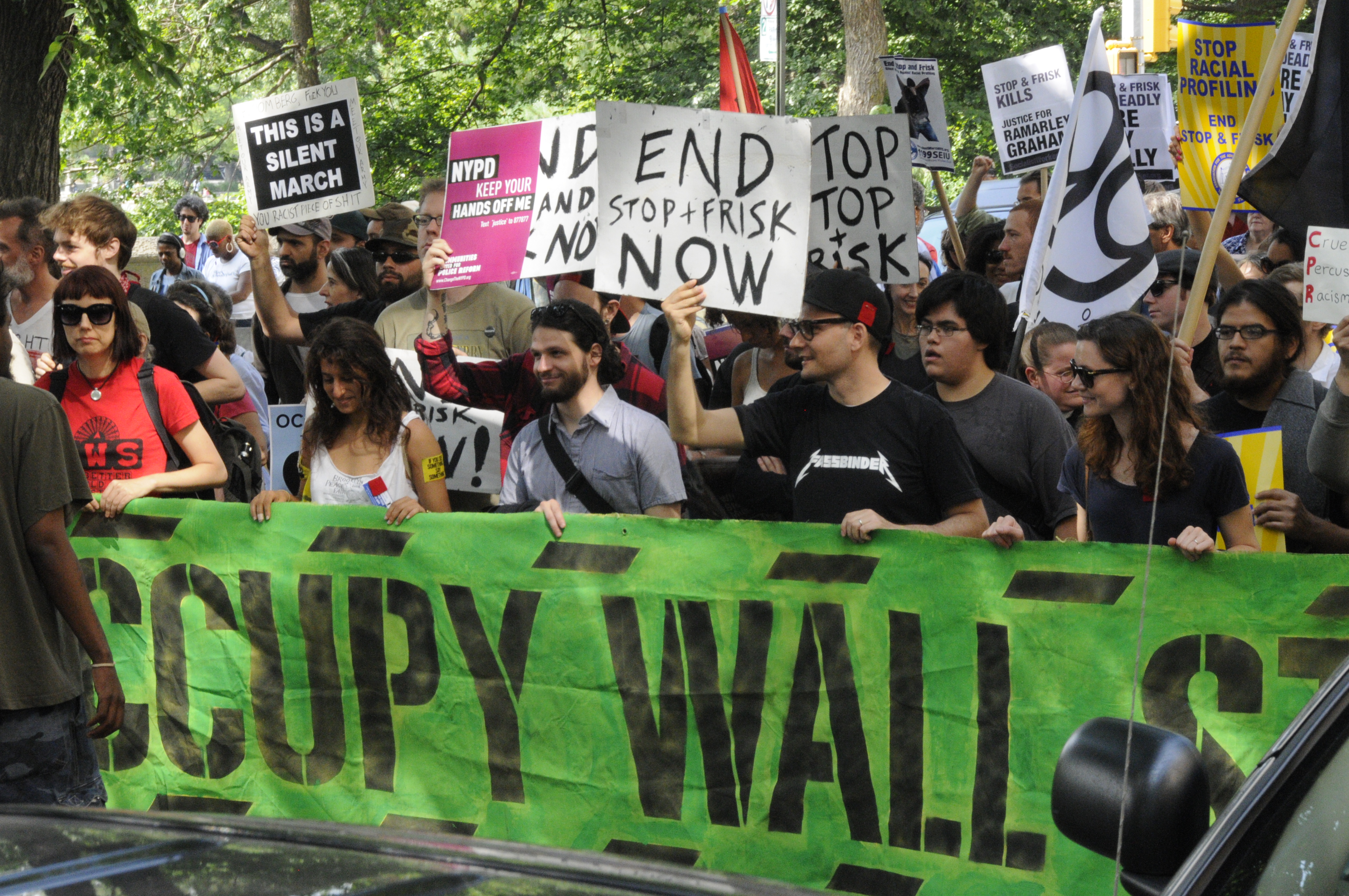 march to end stop and frisk, NYC