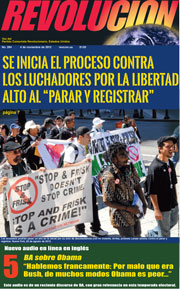 Revolucion #284, 4 de noviembre de 2012 - portada