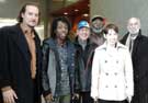 Morgan Rhodewalt, Jamel Mims, Bob Parsons, Carl Dix, defense attorney Meghan Maurus and defense attorney Marty Stolar at Queens Criminal Court, November 2012.