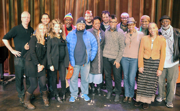 Performers from the film at the December 7 Celebration Premiere in New York