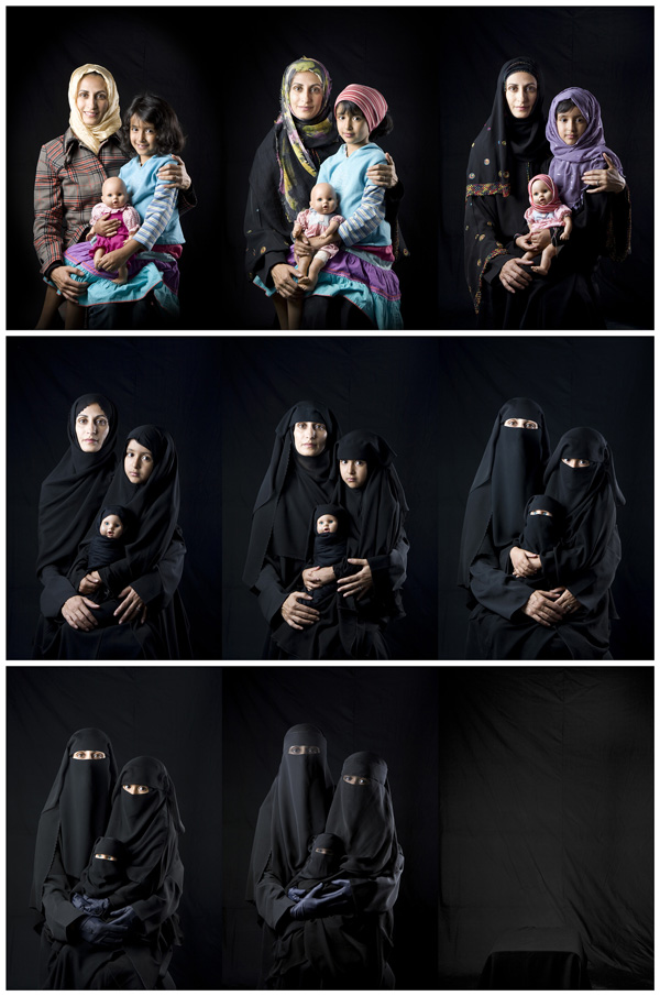 Serie Madre, Hija, Muñeca, 2010, Boushra Almutawakel