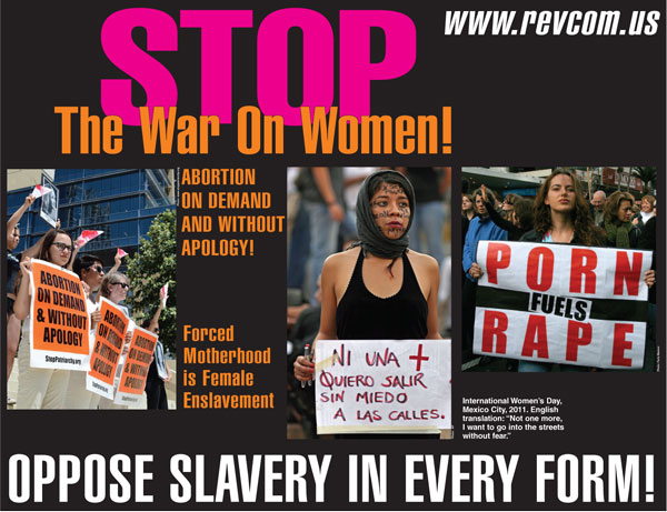 Stop the war on women!