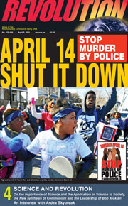 Revolution #380, April 5, 2015 - front page