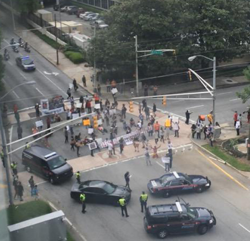 Atlanta - blocking onramp