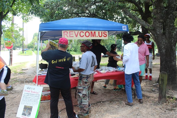 Bake Sale in Houston. Special to revcom.us