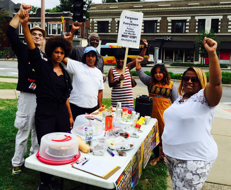 Ferguson bake sale for RiseUpOctober