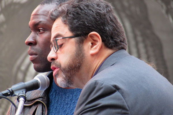 Gbenga Akinnagbe and Artuo O'Farrill