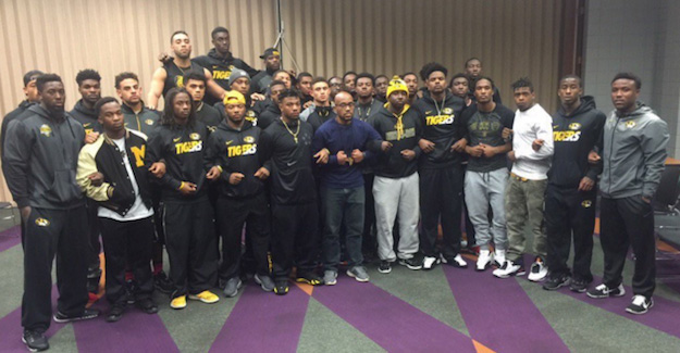 University of Missouri football players on strike