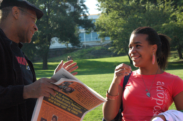 Harlem, NYC. Reaching out to—and drawing in—the youth.