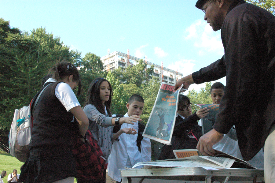 Harlem, NYC. Reaching out to—and drawing in—the youth.